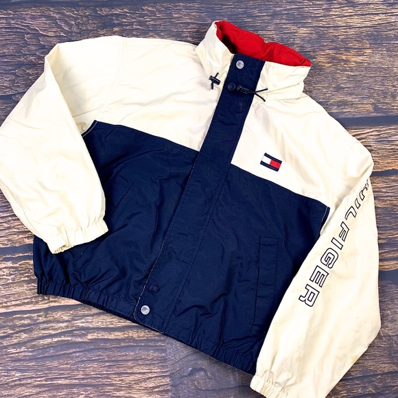 tommy colorblock windbreaker